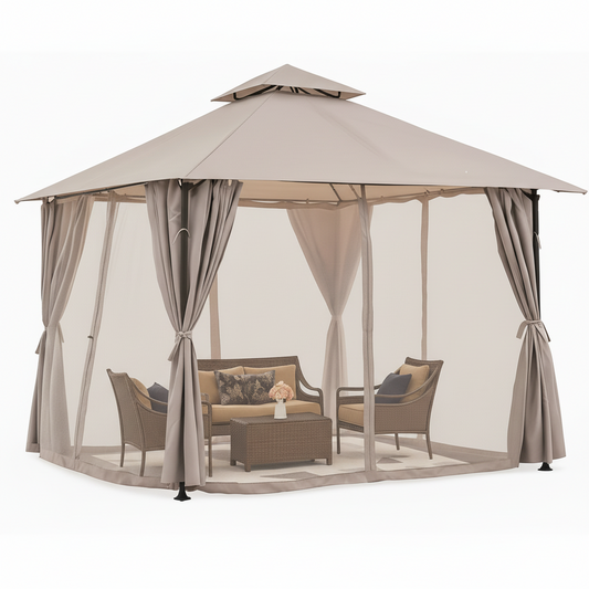 AuroraShade Marquis 12x12 Premium Canopy Gazebo